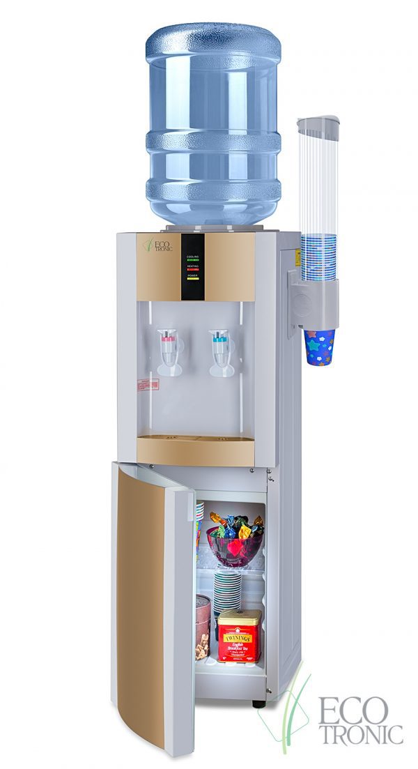 Кулер для воды Ecotronic H1-LCE Gold со шкафчиком — изображение 8
