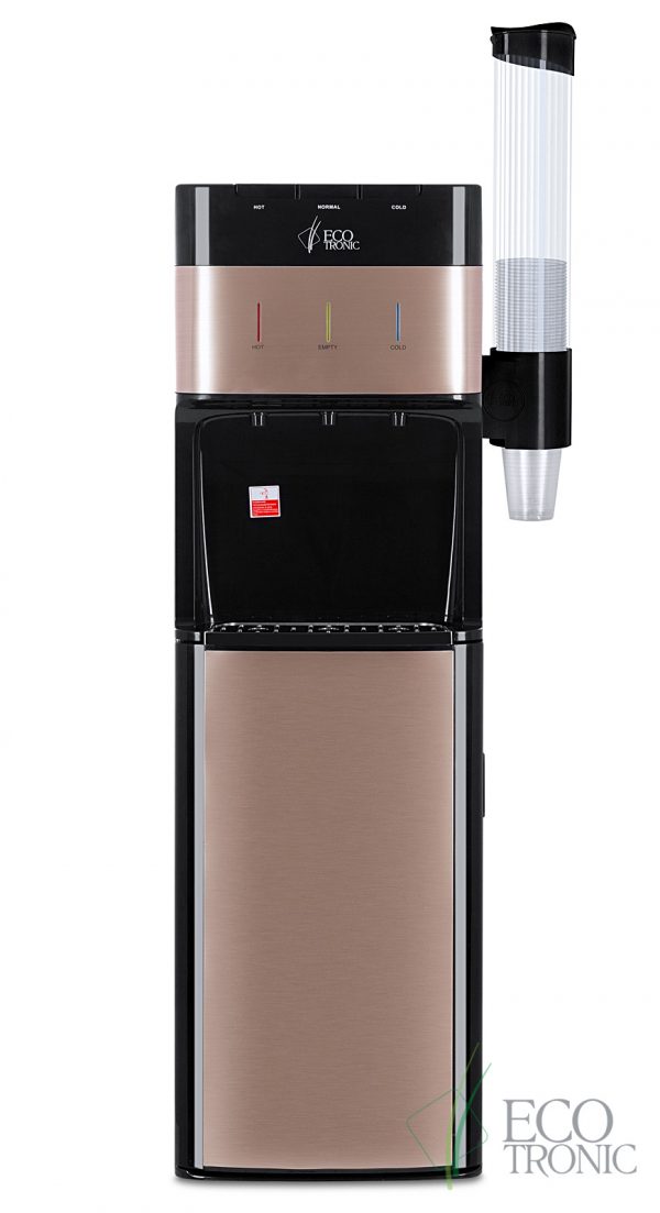 Кулер с нижней загрузкой бутыли Ecotronic M30-LXE black+gold