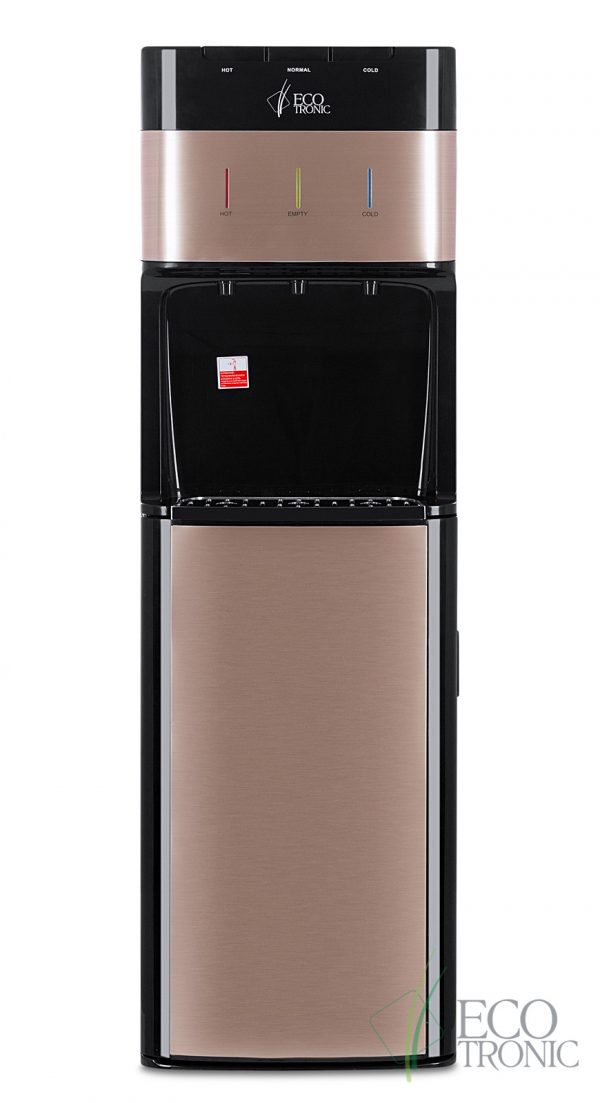 Кулер с нижней загрузкой бутыли Ecotronic M30-LXE black+gold — изображение 3