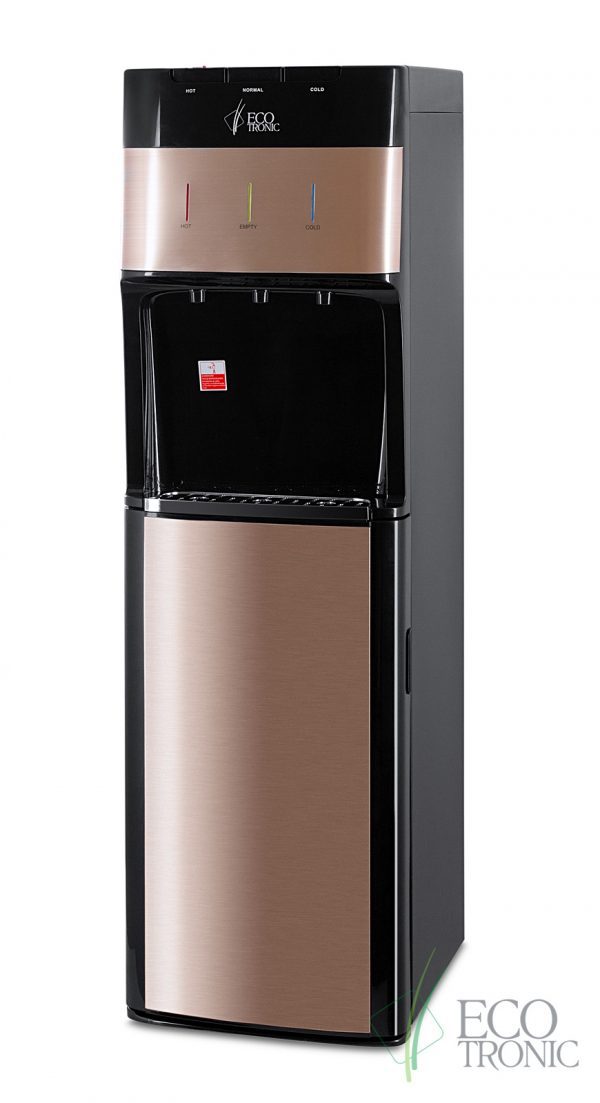 Кулер с нижней загрузкой бутыли Ecotronic M30-LXE black+gold — изображение 4