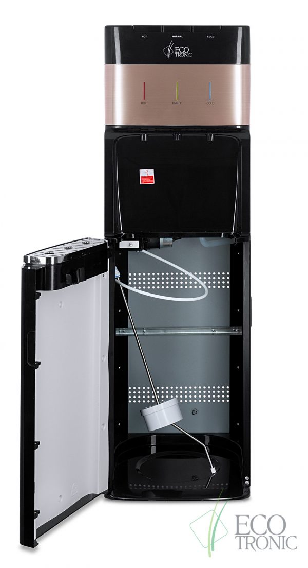 Кулер с нижней загрузкой бутыли Ecotronic M30-LXE black+gold — изображение 5