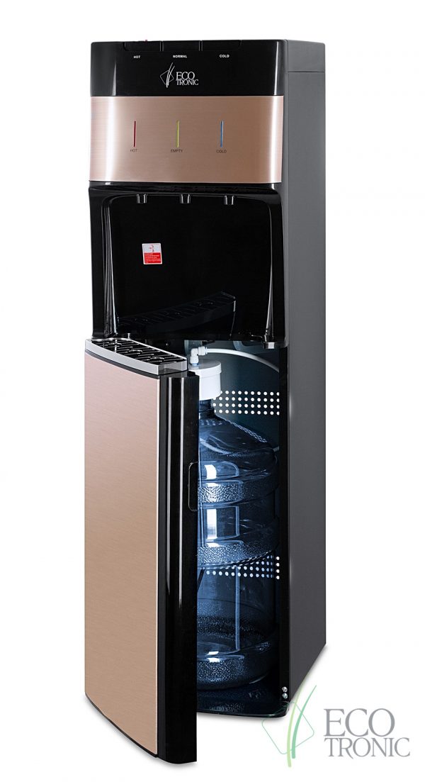 Кулер с нижней загрузкой бутыли Ecotronic M30-LXE black+gold — изображение 7
