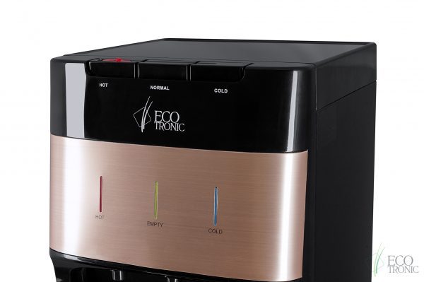 Кулер с нижней загрузкой бутыли Ecotronic M30-LXE black+gold — изображение 9