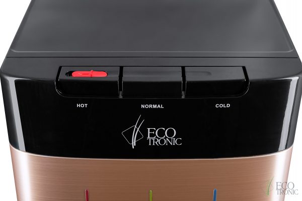 Кулер с нижней загрузкой бутыли Ecotronic M30-LXE black+gold — изображение 10