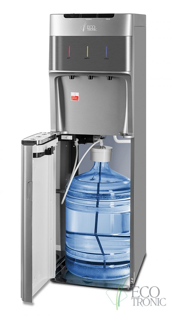 Кулер с нижней загрузкой бутыли Ecotronic M30-LXE silver+SS — изображение 15