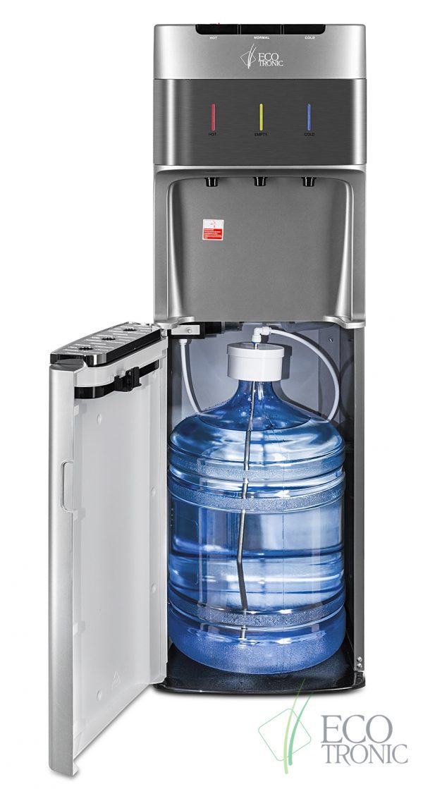 Кулер с нижней загрузкой бутыли Ecotronic M30-LXE silver+SS — изображение 16