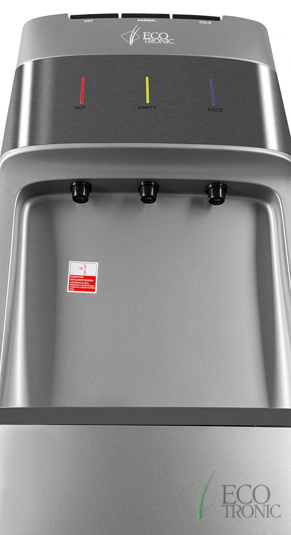 Кулер с нижней загрузкой бутыли Ecotronic M30-LXE silver+SS — изображение 11