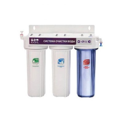 Водоочиститель 3-х стадийный RAIFIL TRIO (PU905W3-WF14-PR-EZ)