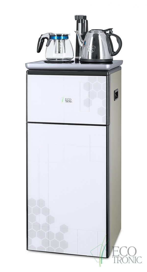 Кулер с чайным столиком Тиабар Ecotronic TB1-LE silver — изображение 3
