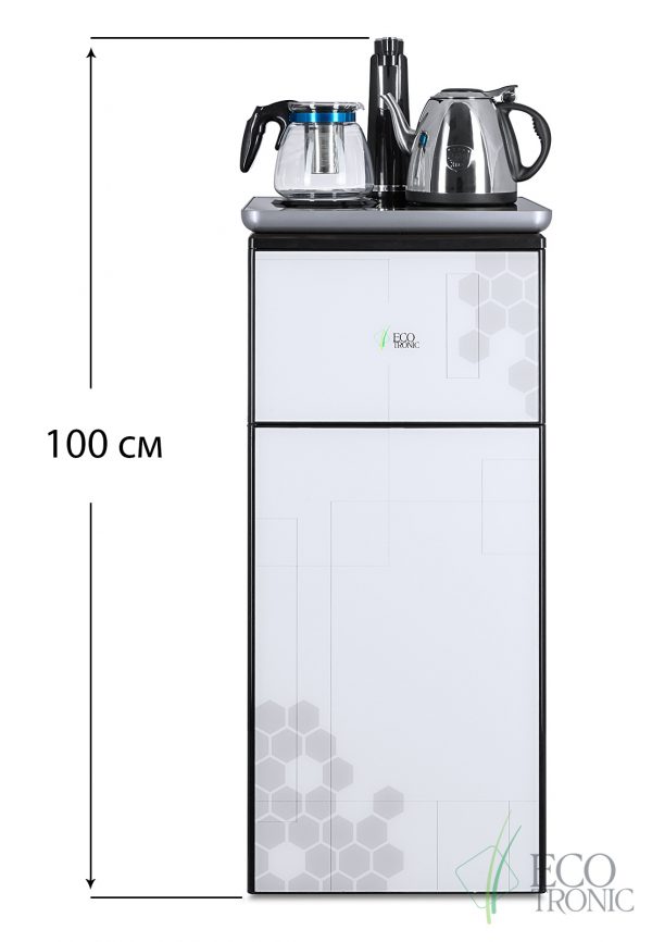 Кулер с чайным столиком Тиабар Ecotronic TB1-LE silver — изображение 11