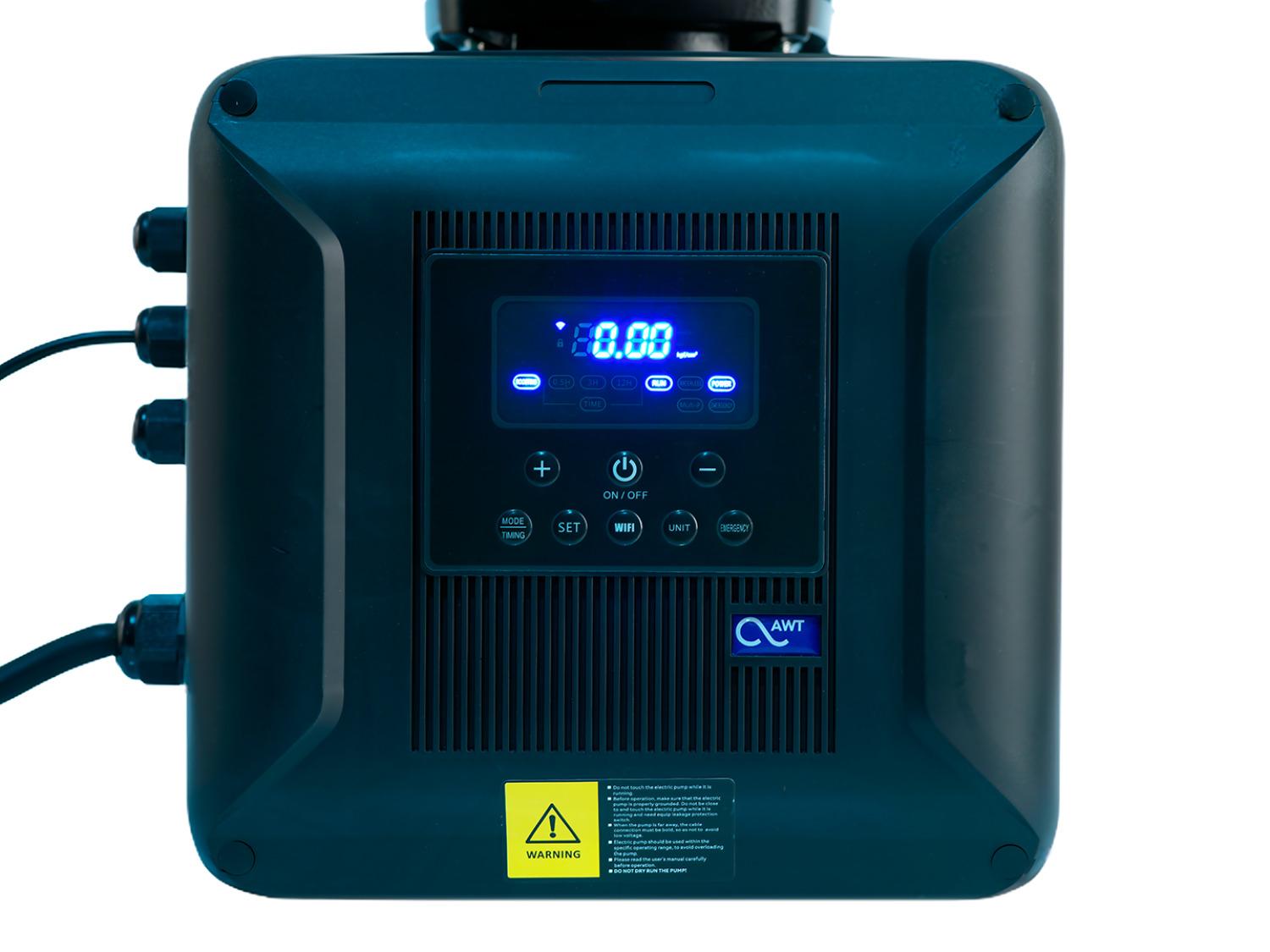 Насосная станция AWT (JINHUA) CHM4-4DC (Нном.-73 м., Qном.-4,0 м3/час, Р-2,2 кВт, 220В, Wi-Fi) — изображение 3